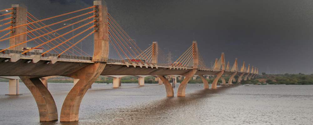 India’s longest cable-stayed bridge in Gujarat